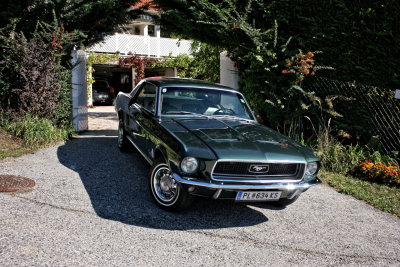 ford mustang bj 68 oldtimer zum geburtstag