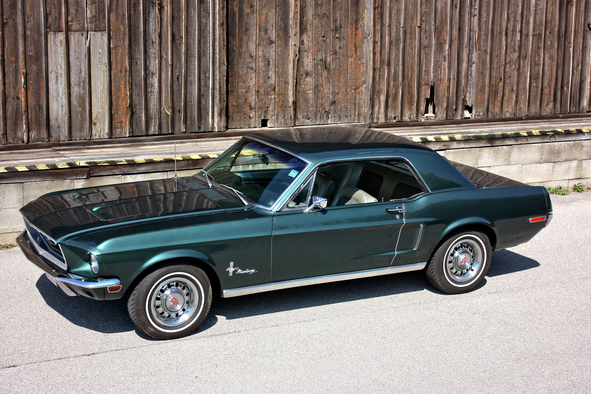 ford mustang bj.68 oldtimer hochzeitsauto