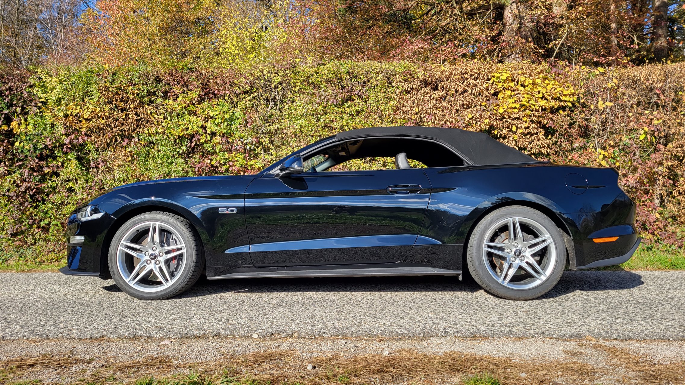 Ford Mustang GT5.0 Cabrio mit 10-Gang Automatikgetriebe fahren