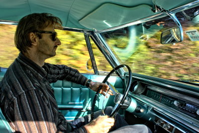 unterwegs im Chevrolet Impala Oldtimer